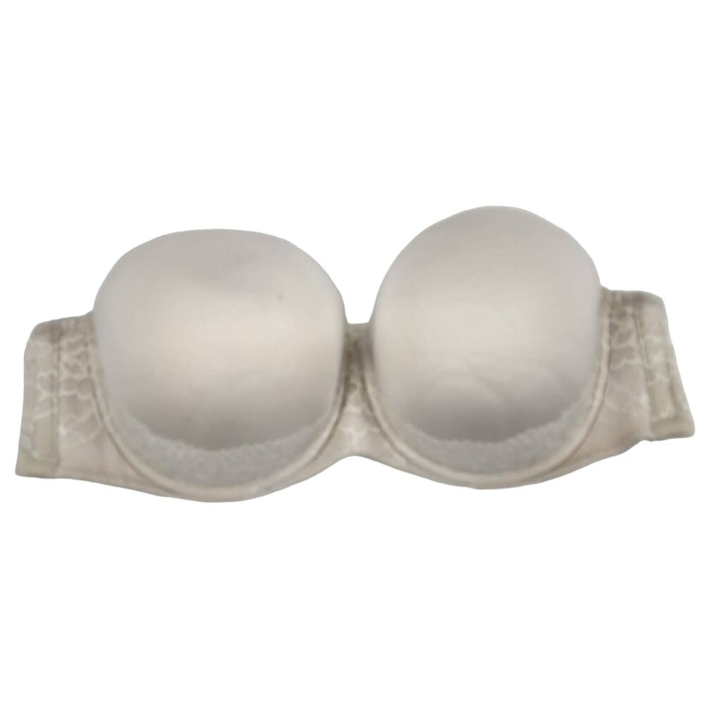 Torrid White Lace Strapless Underwire Full Coverage Multi-way Bra Size 42DD